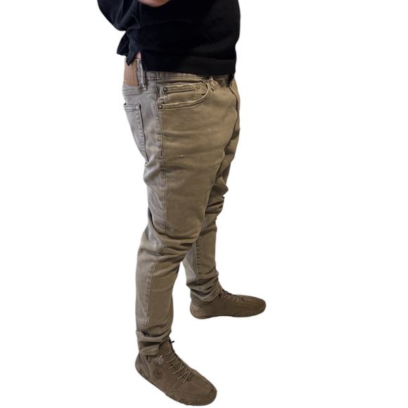 American Eagle Next Level AirFlex Slim Straight Light Gray Jeans - Picture 2 of 6